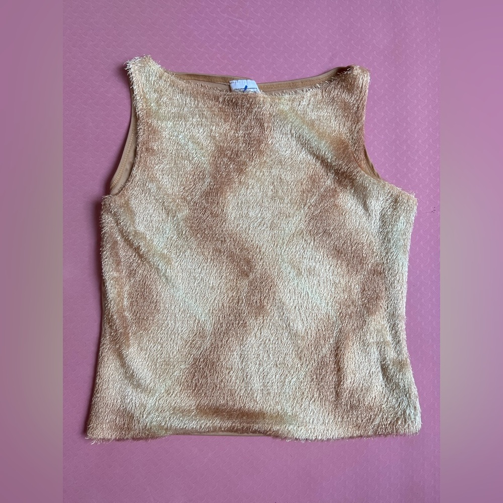 Vintage swirl print tank top - size s